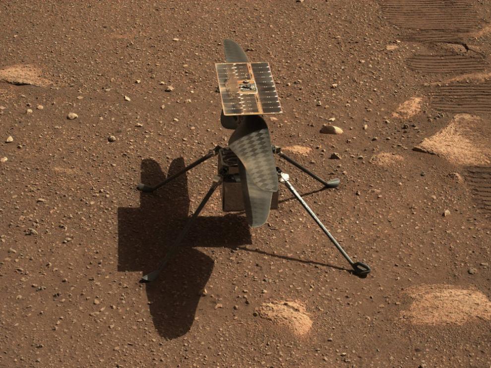 El minihelicóptero de la NASA