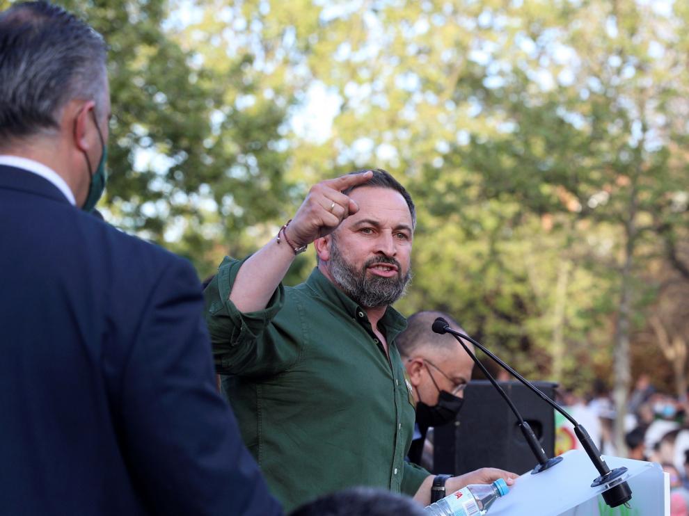 Acto de precampaña de Vox en Vallecas