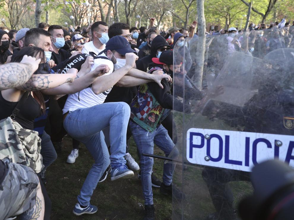 Acto de precampaña de Vox en Vallecas