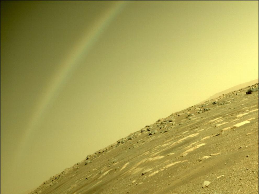 Foto realizada por el rover Perseverance de la NASA