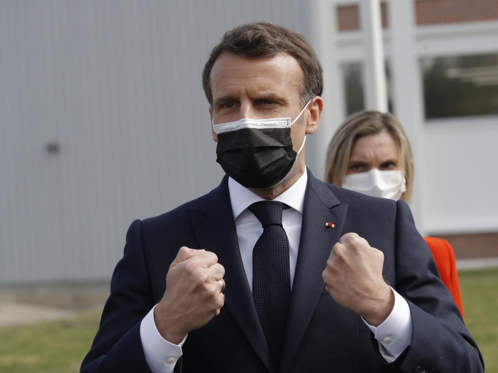 El presidente francés, Emmauel Macron