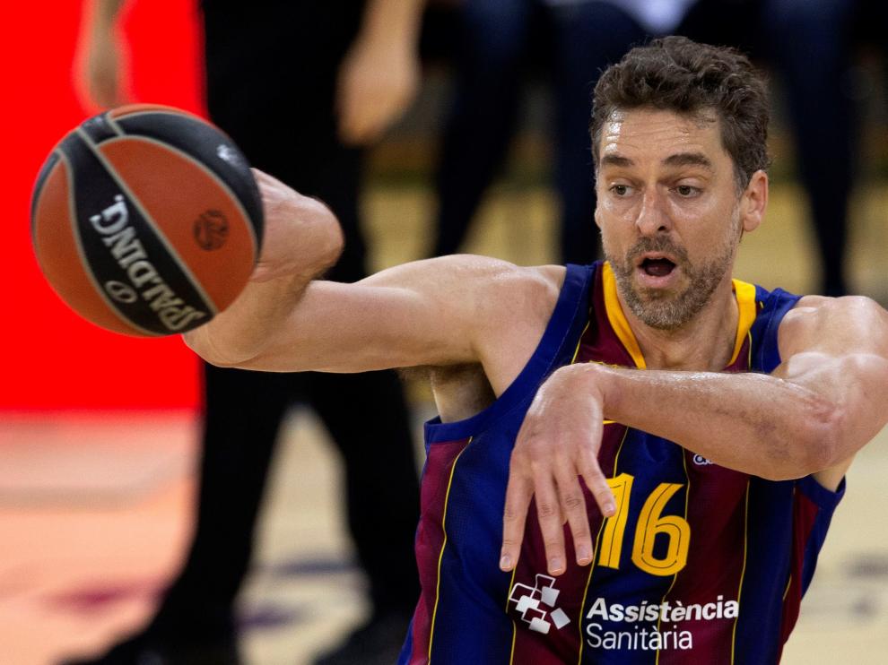 Pau Gasol durante el partido