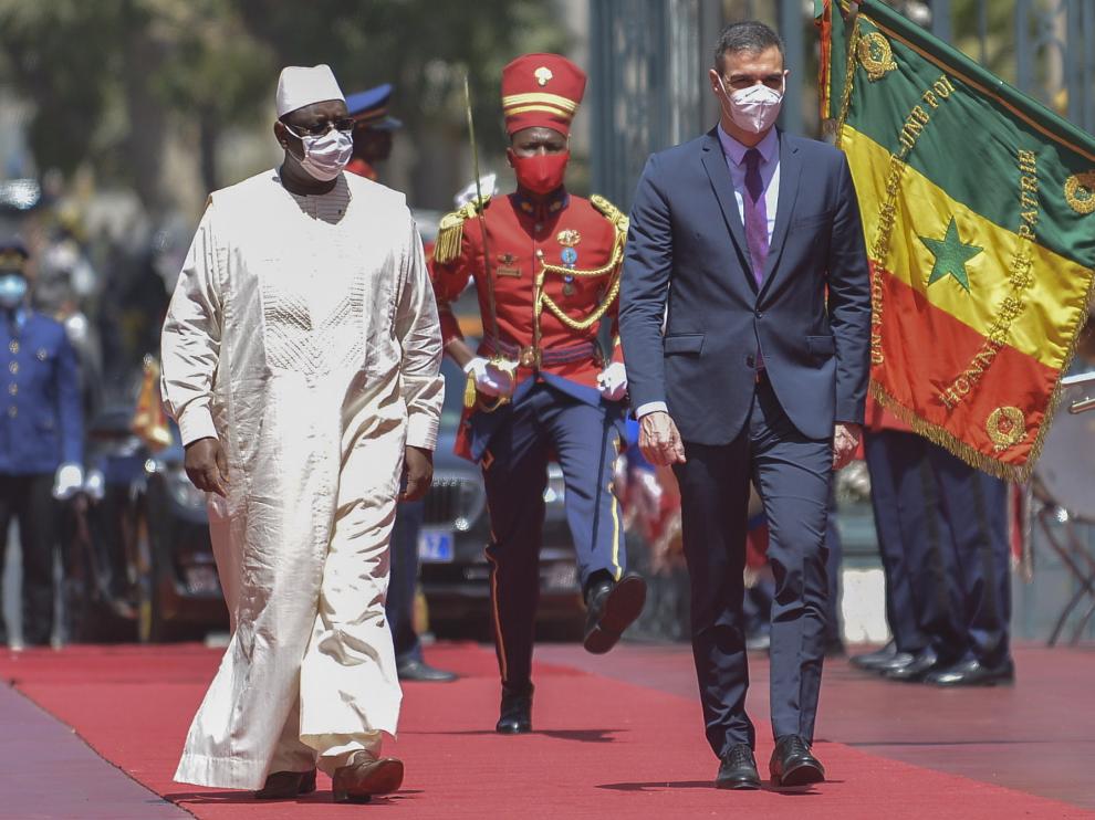 Pedro Sánchez en Senegal
