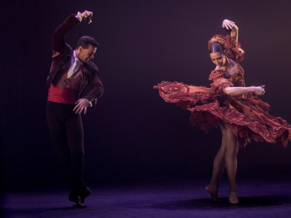 El Ballet Nacional, en una representación de 'Invocación'.