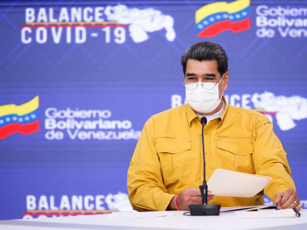 Maduro dice que pagó plan Covax con dinero liberado del "secuestro" en EE.UU.