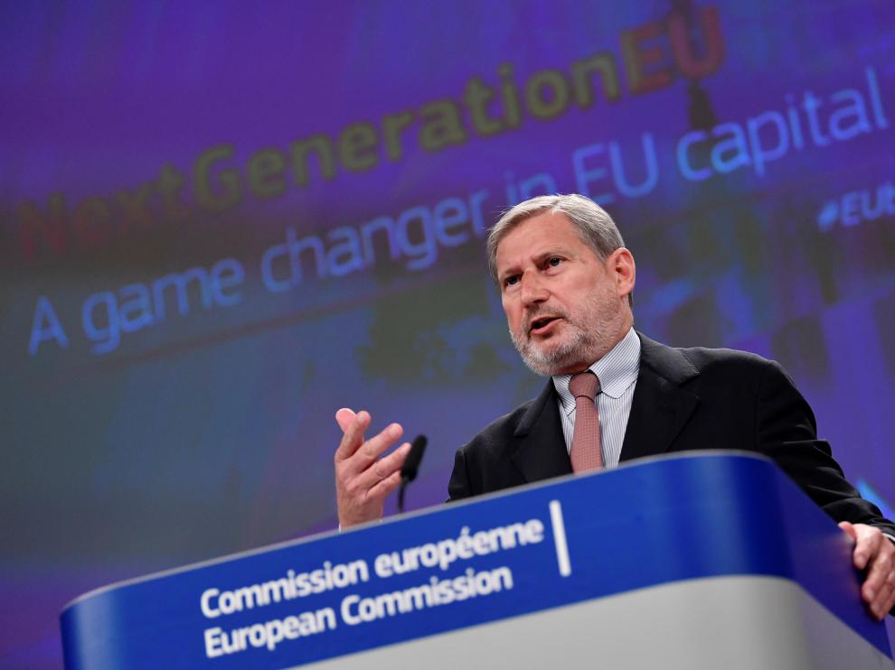 El comisario de Presupuestos de la Comisión Europea, Johannes Hahn