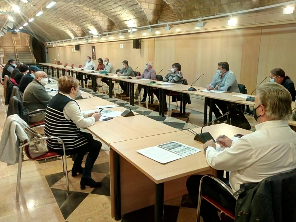 Reunión de presidentes de grupos Leader de Aragón.