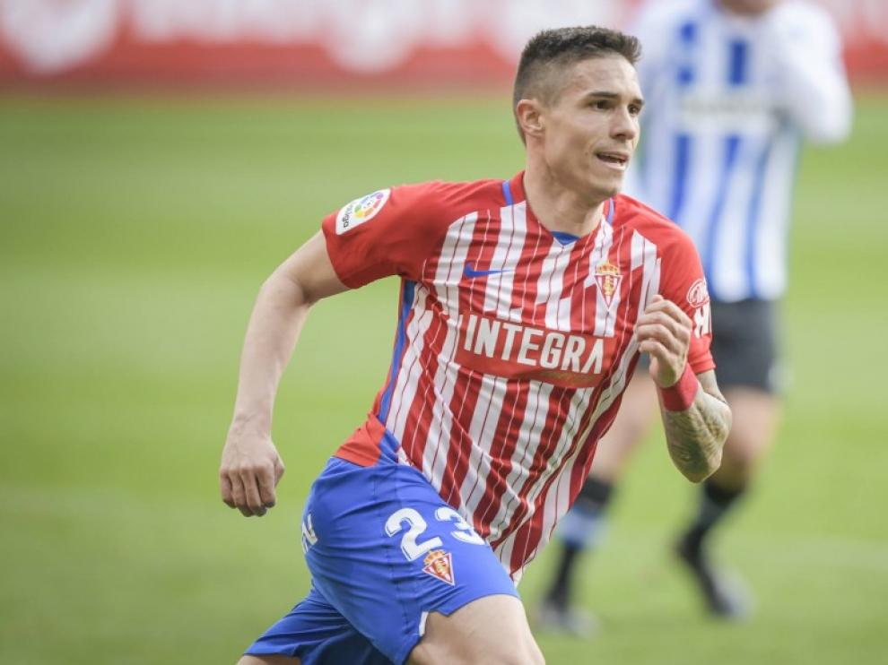 Djurdjevic, delantero del Sporting, máximo goleadore de Segunda.
