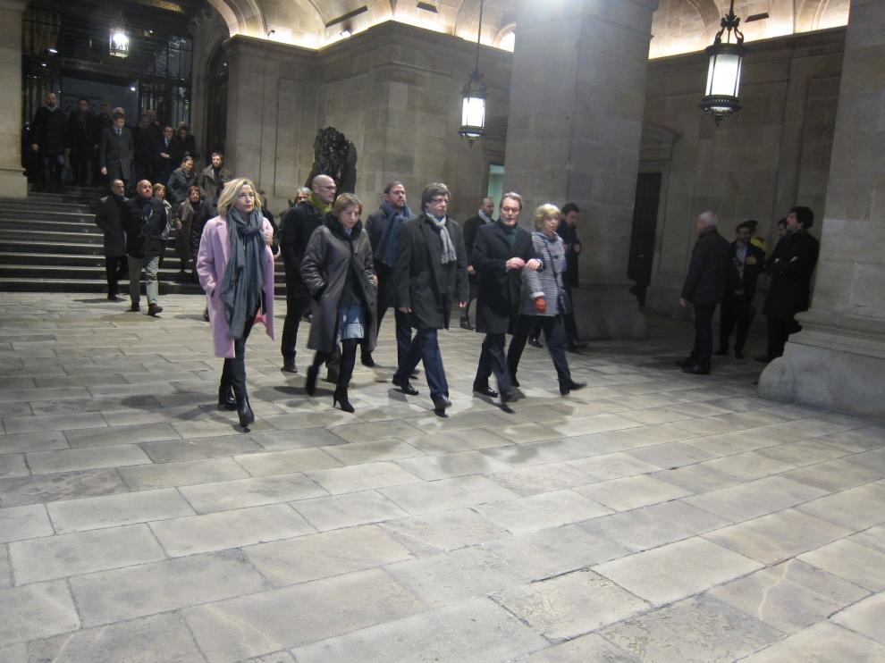 Foto de archivo de los expresidentes de Cataluña