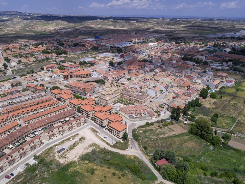 Vista aérea de María de Huerva