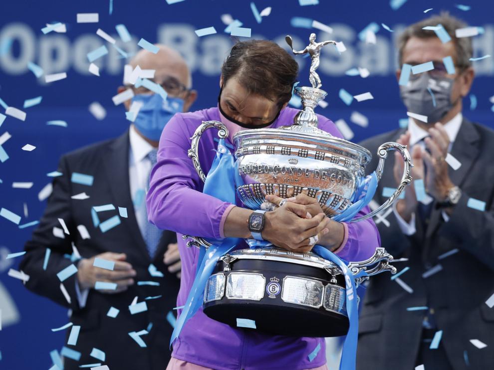 Partido entre Nadal y Tsitsipas