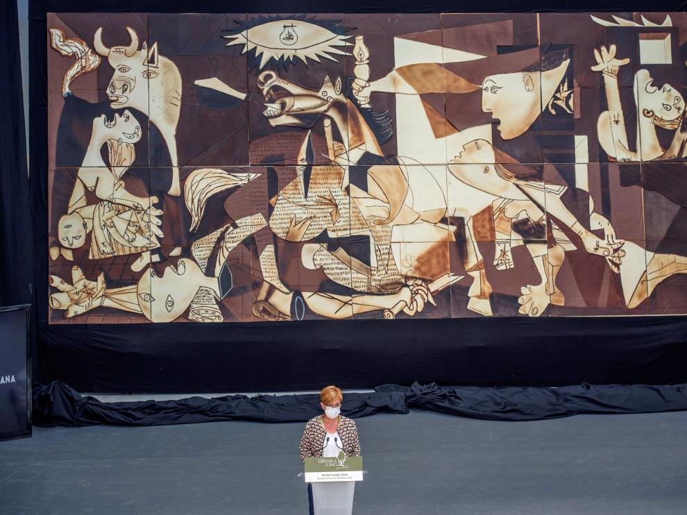 El 'Guernica' hecho con chocolate