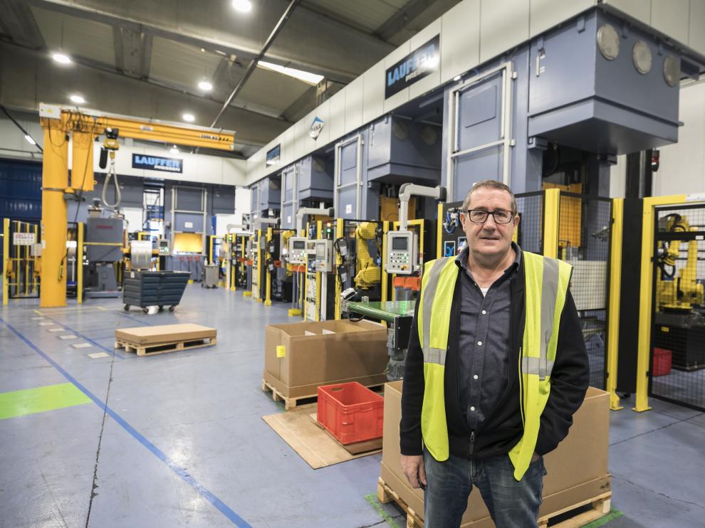 Alfonso Orduna, director general de la planta de Dana Automoción en Malpica.