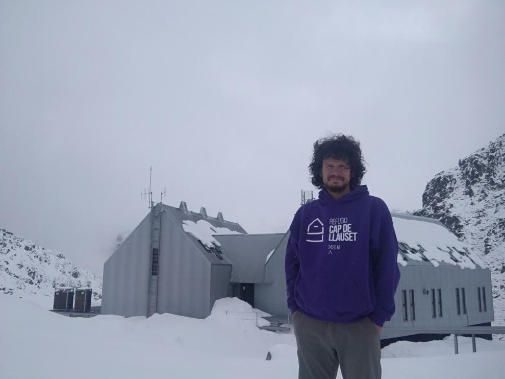 Martin Grudzien, uno de los guardas del refugio de Cap de Llauset.