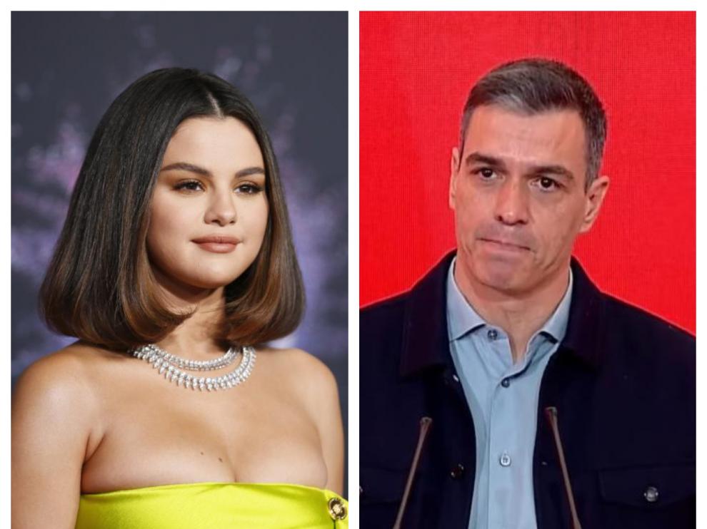 Selena Gomez y Pedro Sánchez