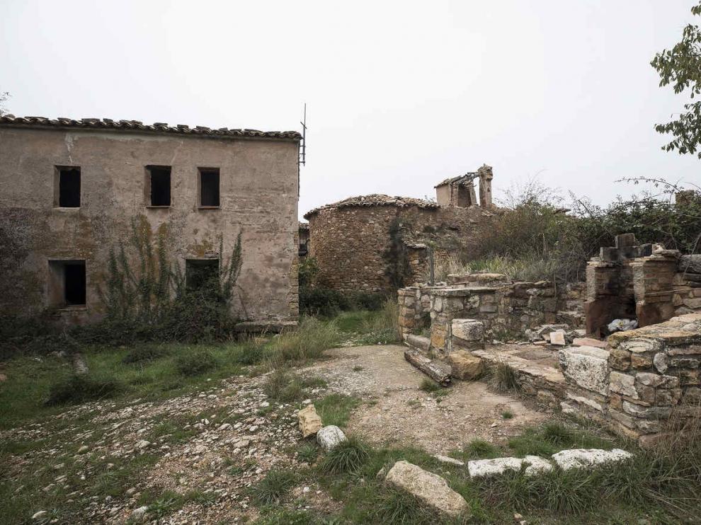 Casa abandonada en el Pirineo aragonés.