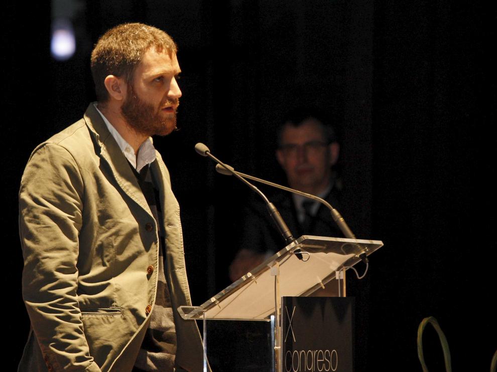 David Beriain en una imagen de archivo en el Congreso de Periodismo Digital de Huesca