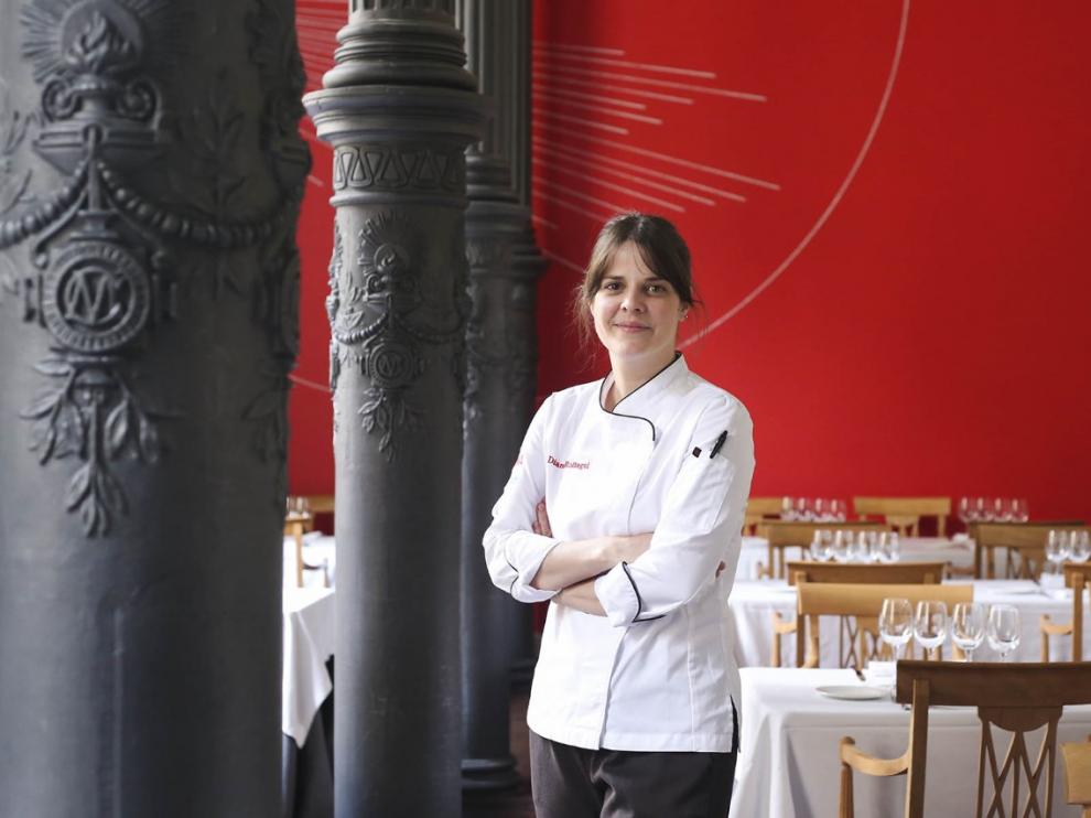 Diana Roitegui, al frente de la cocina del Paraninfo, que reabre de la mano de Carmelo Bosque.