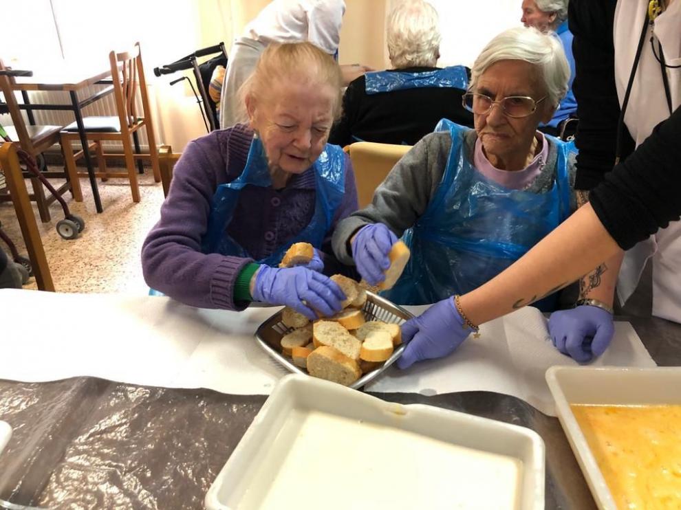 Una de las actividades que se han realizado últimamente en la residencia San Sebastián de Mallén.