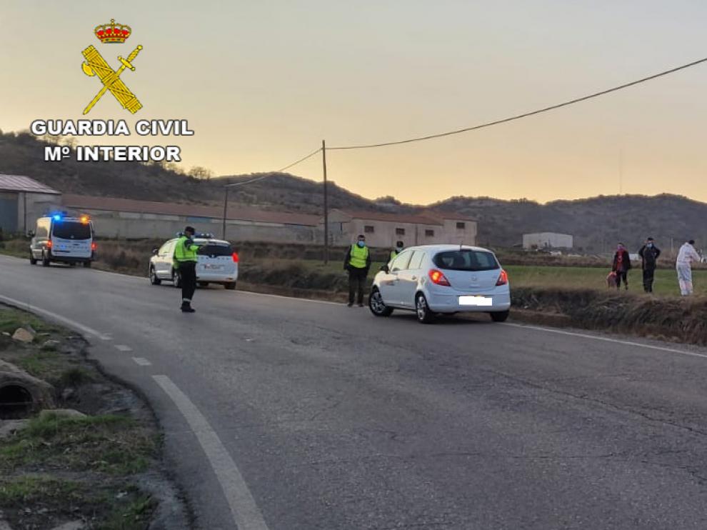 Accidente de tráfico en Teruel
