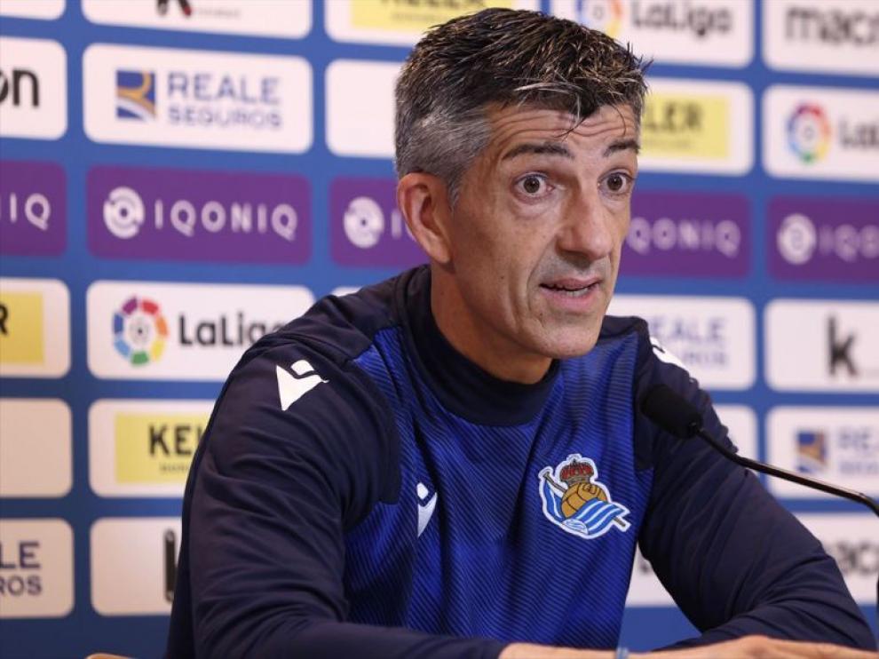 Imanol Alguacil, entrenador de la Real Sociedad.