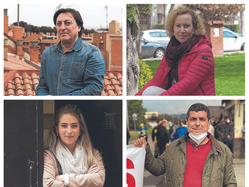 Miguel Luzón, Pilar Atienza, Raquel Charles y Esteban Alconchel