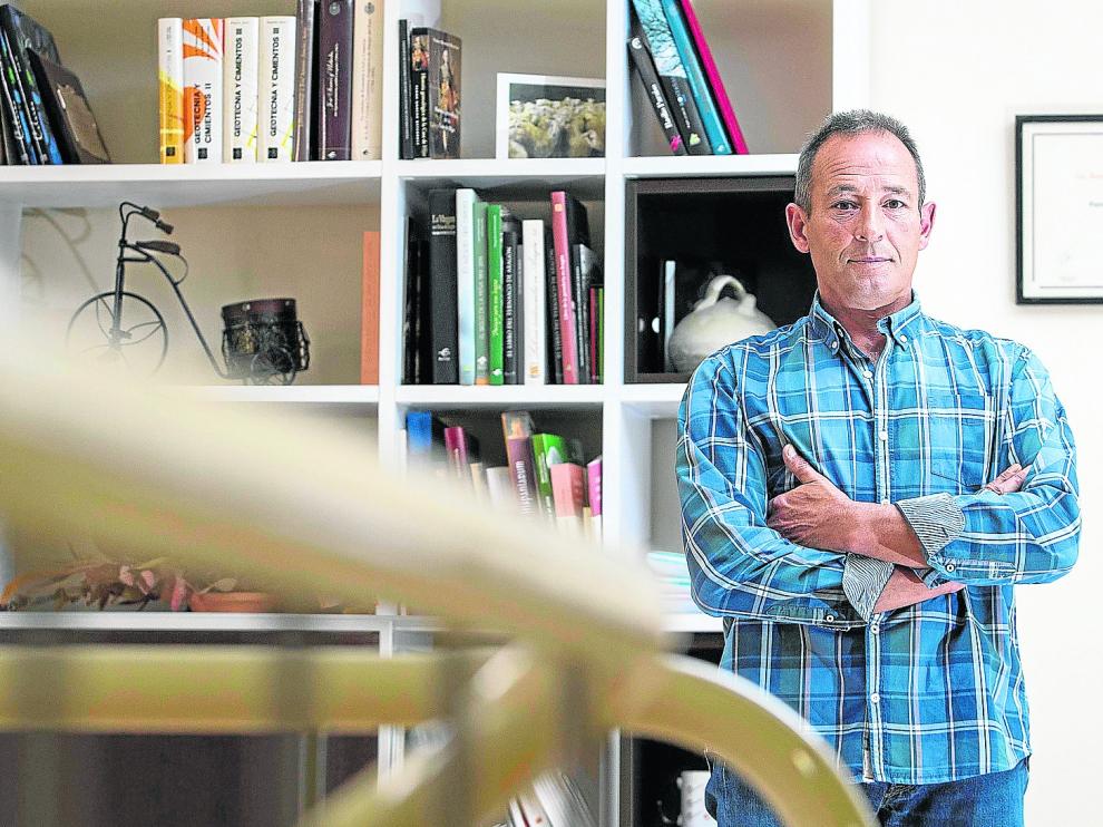 Miguel Zoco en la sede de Casa de Ganaderos.