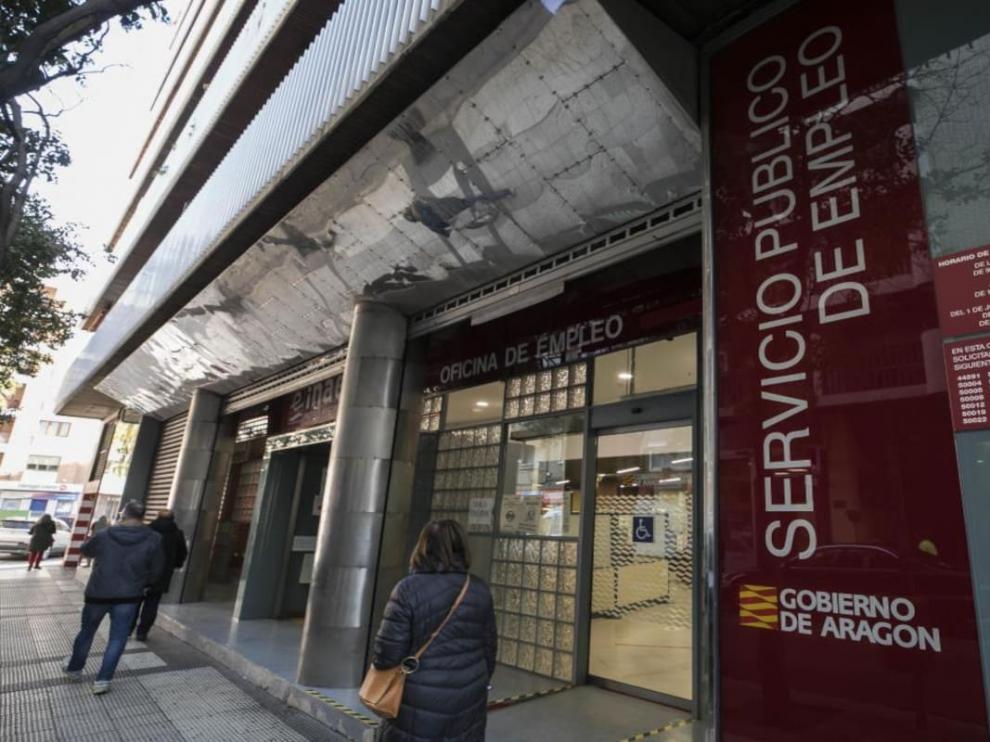 Oficina del Inaem en Zaragoza.