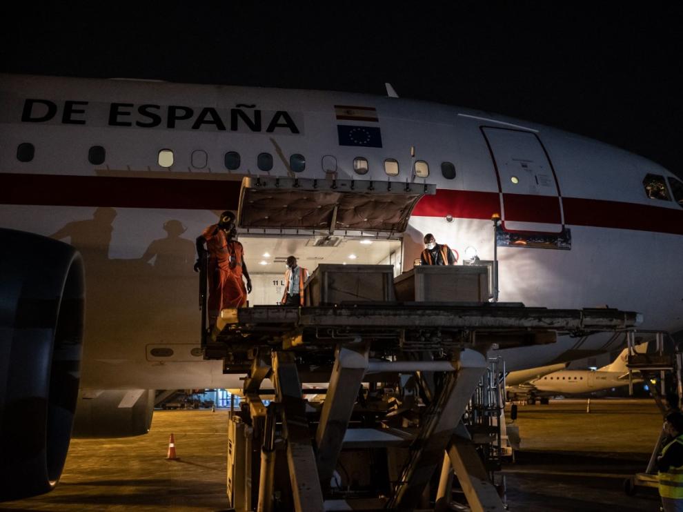 Repatriación de los cadáveres de los dos periodistas