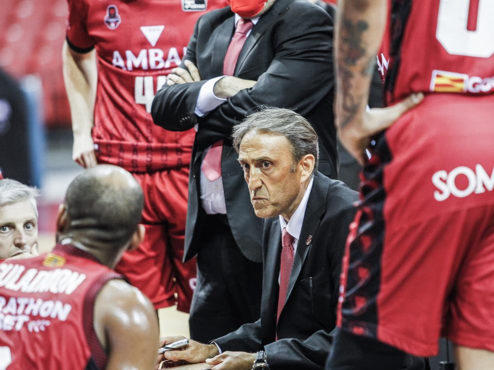 Luis Casimiro, entrenador del Casademont Zaragoza.