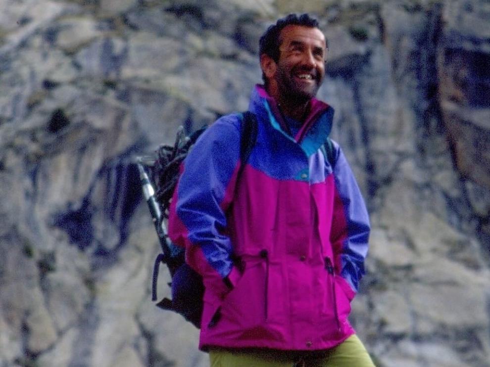 Foto de archivo de José Aranda, emblemático montañero nacido en Málaga pero afincado en el valle de Benasque desde hace más de 40 años.