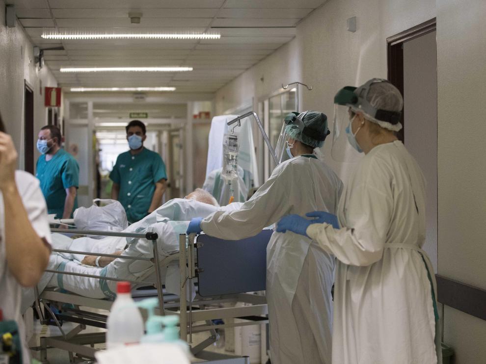 Traslado de pacientes en el servicio de Neumología del Miguel Servet de Zaragoza