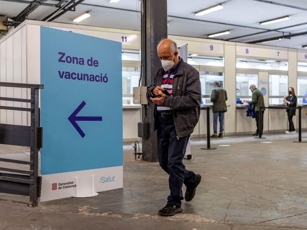 Vacunación contra el coronavirus en Cataluña.