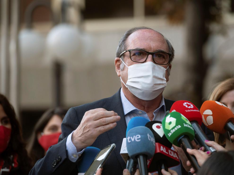 El candidato a la presidencia de la Comunidad de Madrid, Ángel Gabilondo