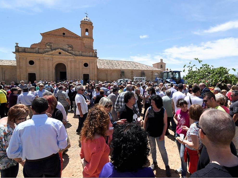 Imagen de archivo de la romería a la Cartuja de las Fuentes en mayo de 2019.
