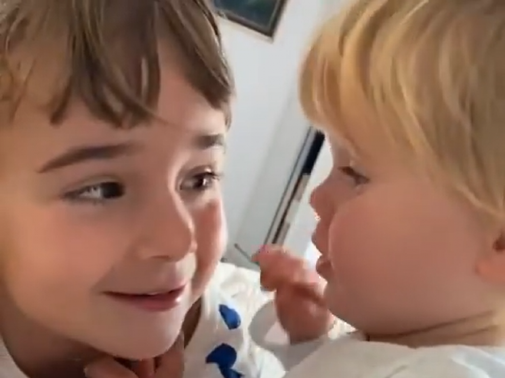 Imagen de las pequeñas en un vídeo difundido por el entorno de la madre