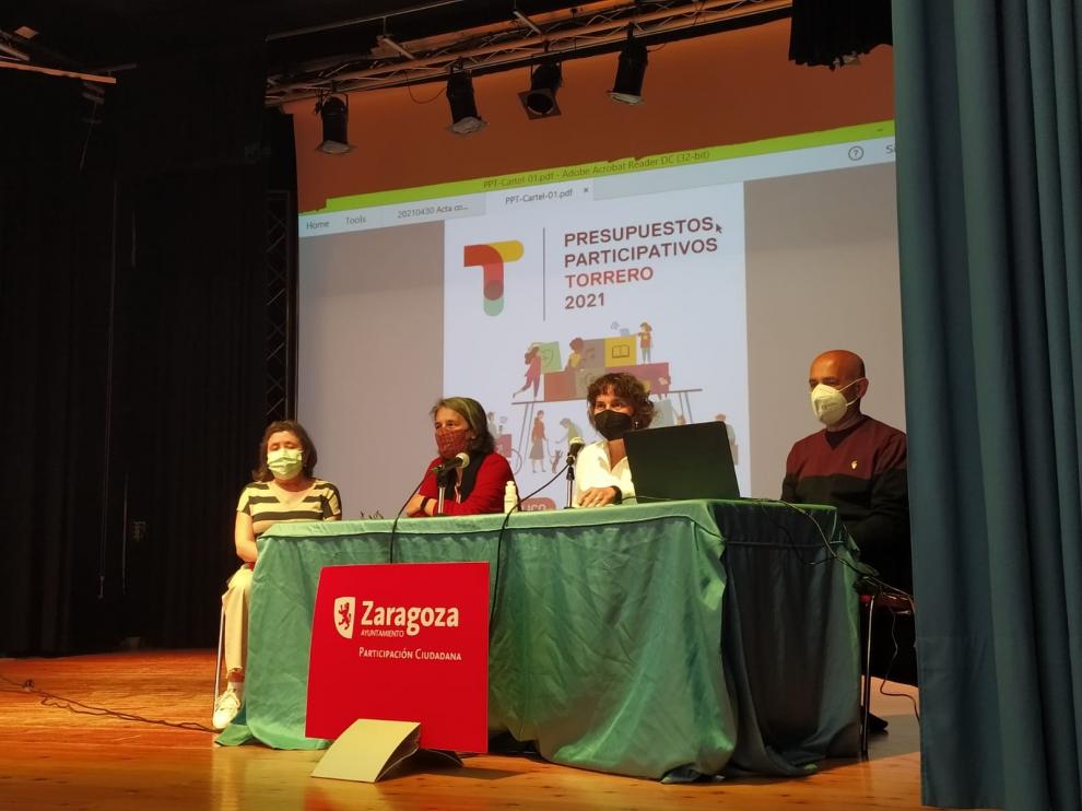 Presentación de los presupuestos participativos de Torrero