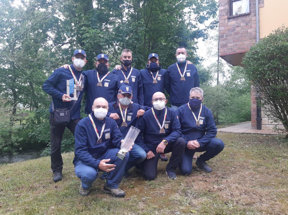 Selección aragonesa de pesca de veteranos