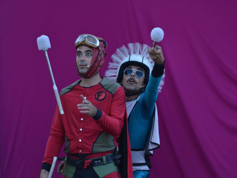 'Felpudoman y escobilla', nuevo espectáculo de Circo La Raspa.