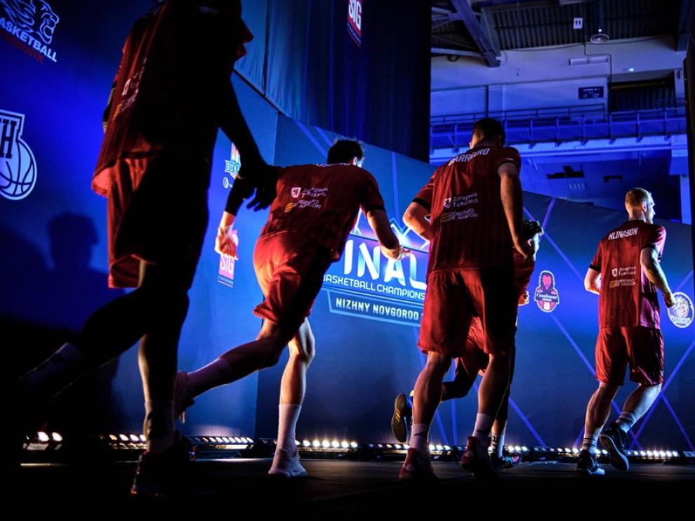 Partido Nizhny Novgorod - Casademont Zaragoza, cuartos de la Final a Ocho del Basketball Champions League