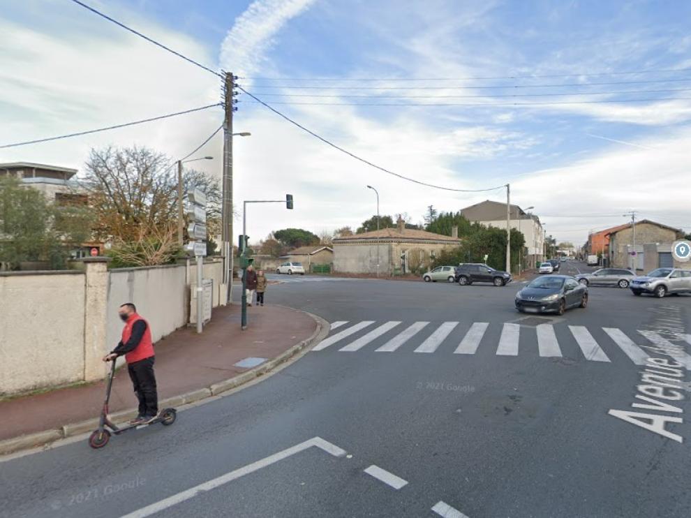 Una calle de la localidad de Mérignac, cerca de Burdeos, donde ocurrieron los hechos.