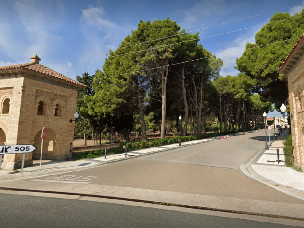 Entrada a la Academia General Militar de Zaragoza