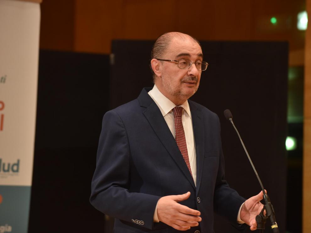 El presidente Lambán asiste a la conmemoración del 50º aniversario del Hospital Infantil y Traumatología del Servet.