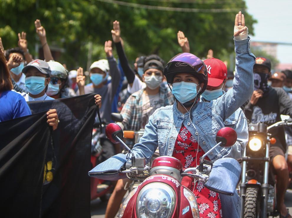 Las protestas que no cesan, en Birmania