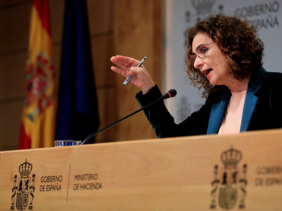 Rueda de prensa de María Jesús Montero