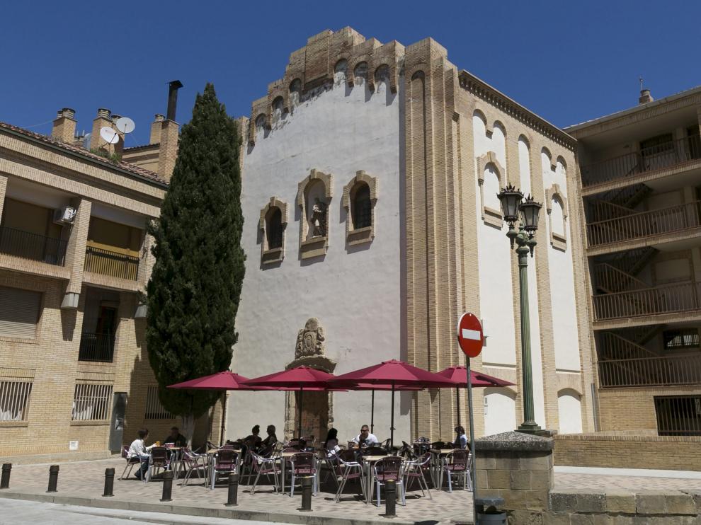 Capilla desacralizada de Santa Rosa, junto al Archivo Provincial de Huesca y donde estaba previsto ubicar el Museo Ramón y Cajal.