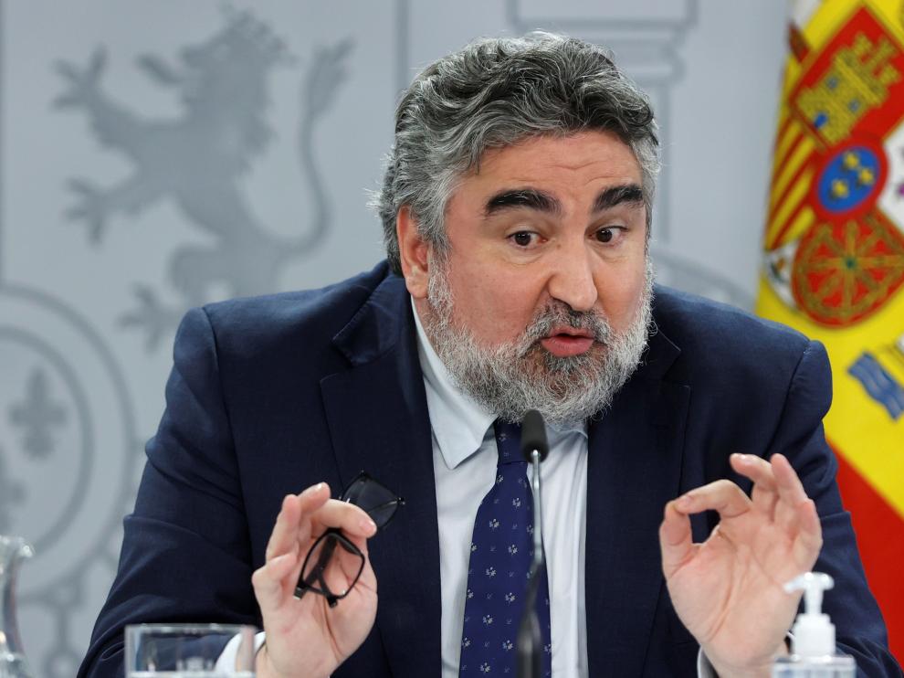El ministro de Cultura, José Manuel Rodríguez Uribes