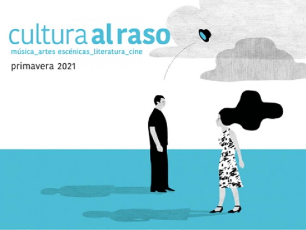 Cartel de 'Cultura al Raso' de Zaragoza.