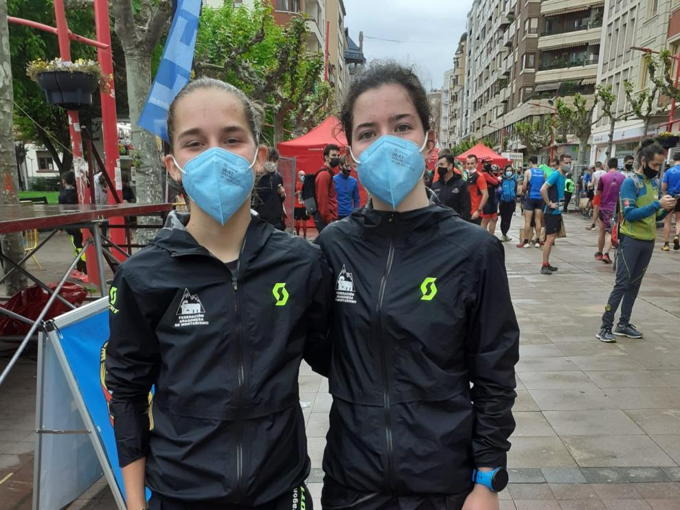 Inés González y Carrodilla Cabestre, en la prueba en Miranda de Ebro.