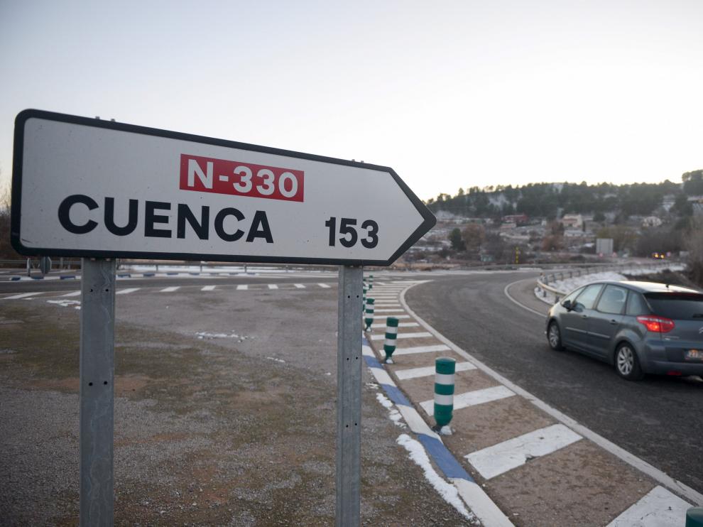 Enlace entre la N-330 y la variante de la N-234 en Teruel.
